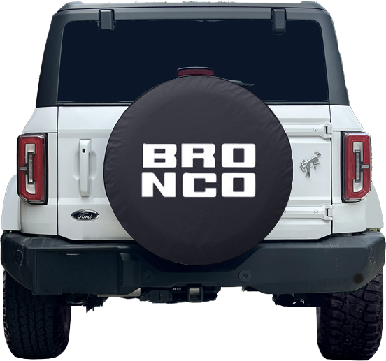 Ford Bronco Block Tire Cover