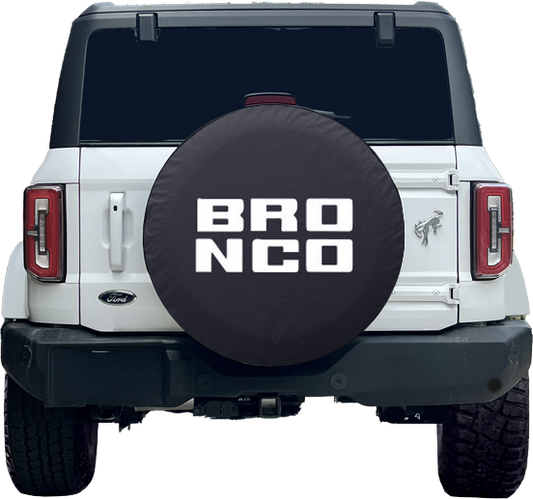 Ford Bronco Block Tire Cover